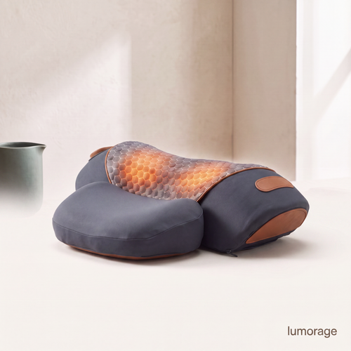 lumorage Reclyne™ 3-in-1 Neck Massager Pillow for neck and shoulders